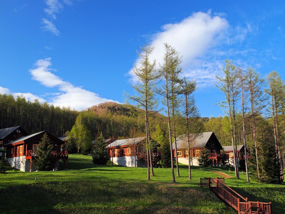 Log Hotel Larch Lake Kanayama Minamifurano Zimmer foto